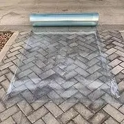 Polycarbonate Sheet Polycarbonate Roofing Sheet,Clear Greenhouse Glassfiber Solid Sheet,Daylighting Panel,UV Protection,for Garden Outdoor Canopy Cold Frame Cladding Replacement,WxH