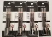 4 COVERGIRL Easy Breezy Brow Fill & Define Twin Pencils #505 Rich Brown NEW