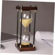 Premium Large Hourglass Sand Timer 60 Minutes, Decorative Sandglass Gold 60min