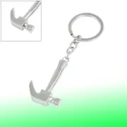 Metal 1.26 "Dia Split Ring Design Claw Hammer Decoration Keyring Keychain