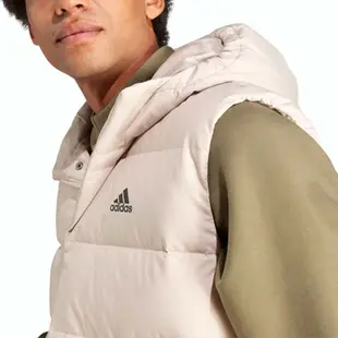 【Adidas】ADIDAS HELIONIC VEST 羽絨背心外套/米灰/男款 - HY3935/ S