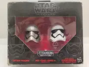 Star Wars Titanium Series The Force Awakens Die Cast Phasma Stormtrooper Helmets