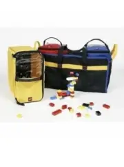 LEGO Bricks Travel Storage Organizer Tote Building Blocks Toy Play Mat Zip Bags