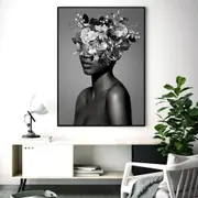 Black and White Fashion Canvas Wall Art