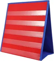 LALAFINA Folding Digital Display Bag for Desk Side 2-sided Display Board for Preschool Boys and Girls