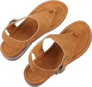 [Kisangel] Hollow Toe Women's Sandals Women Heel Sandals Flat Sole Fashion Beach Slippers for Summer
