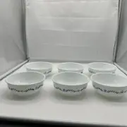 Set of 6 New Corelle Portofino Vitrelle Blue White Soup Cereal Bowls 5 3/4" Bowl
