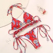 [JIMINISO] Sexy Swimwear Women Bikini String Swimming Suit for Women Bathing Suit Micro Folds Hight Cut Monokini One Piece Suit
