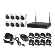 Wireless Security Camera System Set Hard Drive Home CCTV 8CH 1080P Wifi X8 New