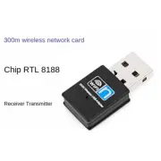 300Mbps USB WiFi Adapter Mini Wireless Network LAN Card 802.11n PC Laptop