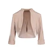 Women's Wrap Bolero Shrug Coats / Jackets Sparkle Shine 3/4 Length Sleeve Sequined Fall Wedding Wraps With Glitter For Wedding Spring Fall