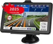 Car Truck GPS Navigation 7 Inch Touch Screen 2025 Maps Spoken Direction