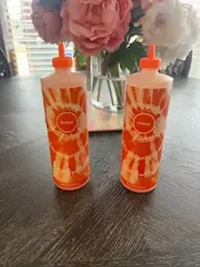 Tulip Tie Dye 16oz Easy Squeeze Bottle in ORANGE (2- 16oz Bottles Included)