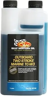 Gulf Western Outboard TC-W3 Two Stroke Engine Oil 1 litre