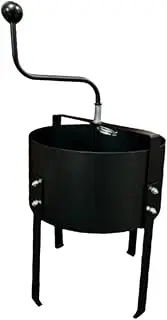 ＡＷＨＡＯ Rotary Soil Sifter Metal Frame Rock Sand Dirt Sieve Sturdy Simple Assembly