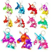 (Students Gift) 24 Packs Bulk Small Mini Pop Key chain，Holiday gift Party