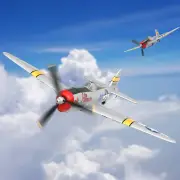 VolantexRC Mini P-47 Warbird EPP 400mm Wingspan 2.4G 4CH 6-Axis Gyro One Key Aerobatics XPilot Stabilization System RC A