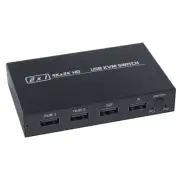 4K*2K KVM 2-In-1 Hdmi-Compatible/Usb KVM Switch Support HD 2 Hosts Share 1 Monit