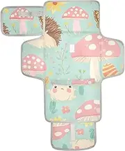 Reusable Toddler Changing pad with Tissue Pocket Baby Portable Changing pad for Moms, Dads