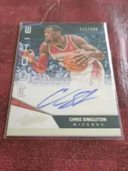 2012-13 Absolute Rookie Chris Singleton Autograph #ed/299 - Washington Wizards
