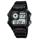 【CASIO】十年之旅世界城市方款膠帶電子錶-白面 (AE-1200WH-1A) (10折)