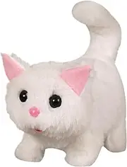 Xatteua Robotic Kitten Realistic - Plush Cat Robot Toy - Interactive Electronic Animal Kitten Toy for Children Boy Girls Toddler Kid