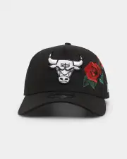[New Era] New Era Chicago Bulls 'Rose Emblem' 9forty A-frame Snapback Black - Size ONE ONE Black