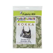 Kokka Double Flap Shoulder Bag Pattern and Fabric Kit