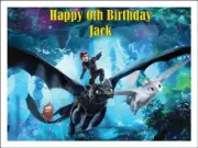 How To Train Your Dragon Cake Topper Edible Birthday Cake Decoration