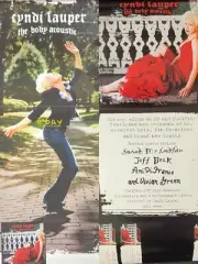 Cyndi Lauper - The Body Acoustic. Double sided poster 2005.