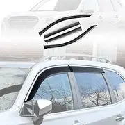 X-CAR Premium Weathershields for Subaru Forester 2018-2024 S5 SK Car Weather Shields Wind Deflectors Window Sun Visor 4-Piece Set