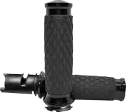 AVON GRIPS Diamond Contour Grips - Black - TBW DIA-65-ANO-F24