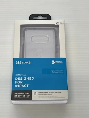Speck GemShell Phone Case (CLEAR) for Galaxy S10e - NEW IN BOX