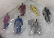 Power Rangers Legacy 2017 Movie 5” Action Figure Bandai Set 6 Black Red Alpha 5