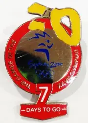 7 DAYS TO GO SYDNEY OLYMPIC GAMES 2000 PIN COLLECT #869
