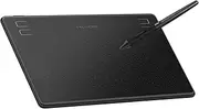 HS64 Graphics D ing Tablet 6.3 x 4 inch Active Area 8192 Levels Pr ure Tilt Function Art Animation D ing Board with Battery-Free Stylus for Laptop PC Compat with Windows OS Black One Size