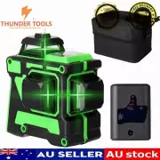 Thunder Tools Laser Level 12 Lines 3D Level Self-Leveling 360 Horizontal Green