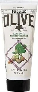 KORRES Olive Fig Moisturising Body Milk for Smooth Skin with Extra Virgin Olive Oil Vegan 200ml