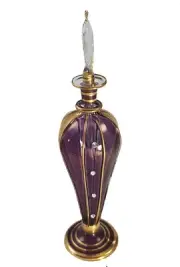 Vintage Handmade Egyptian Perfume Bottle bottles bottel made pre 1995 JCE17 43