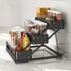 3 Layer Spice Rack Countertop Spice Rack Organizer for Tabletop Cafe Home