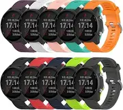 QGHXO Band for Garmin Forerunner 245, Soft Silicone Band for Garmin Forerunner 245 / Forerunner 645 (No Tracker, Bands Only)