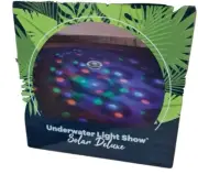 G.A.M.E. Solar Underwater Floating Colour Changing Pool Light Show Deluxe party