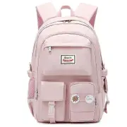 Laptop Backpacks 15.6 Inch School Bag College Backpack Anti Theft Travel Daypack Large Bookbags for Teens Girls Women Students (Pink)