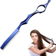 Hair Cutting and Styling Razor - Ergonomic Alloy Handle for Texturing, Thinning, Barber Tools - For Men and Women Haircuts
