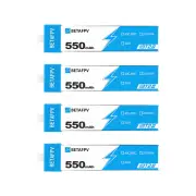 4PCS BETAFPV BT2.0 550mAh 1S 40C for BETAFPV Meteor75 Pro FPV Racing Drone