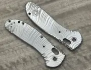 BESKAR Mandalorian Titanium Scales for Benchmade GRIPTILIAN 551 & 550 Knife USA