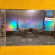 NETGEAR Nighthawk RAX38 Ax4 4-Stream Wi-fi Router - Black New Sealed