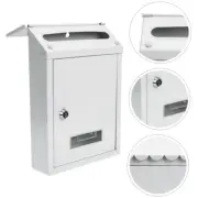 Metal Letter Box Lockable Letter Box Locking Hanging Mailbox