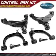 6x Front Control Arm Tie Rod End for Toyota 4Runner 03-09 FJ Cruiser Lexus GX470 (for: Lexus)