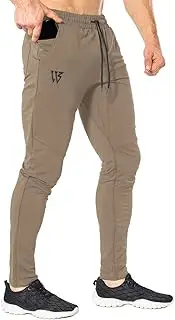 [ZENWILL] Mens Workout Joggers Sport Track Pants,Men's Casual Gym Athletic Sweatpants with Zip Pockets